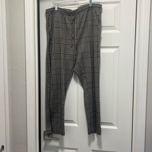 Anthropologie Plaid Sweatpants